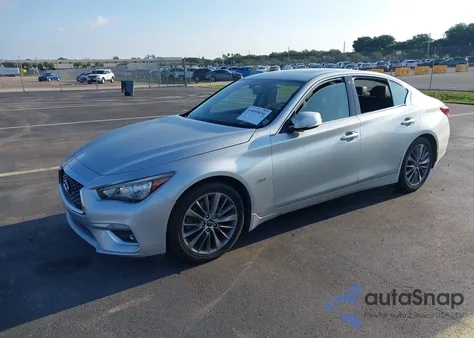2019 Infiniti Q50 3.0T Luxe из США, поврежденный, VIN JN1EV7AP3KM516573